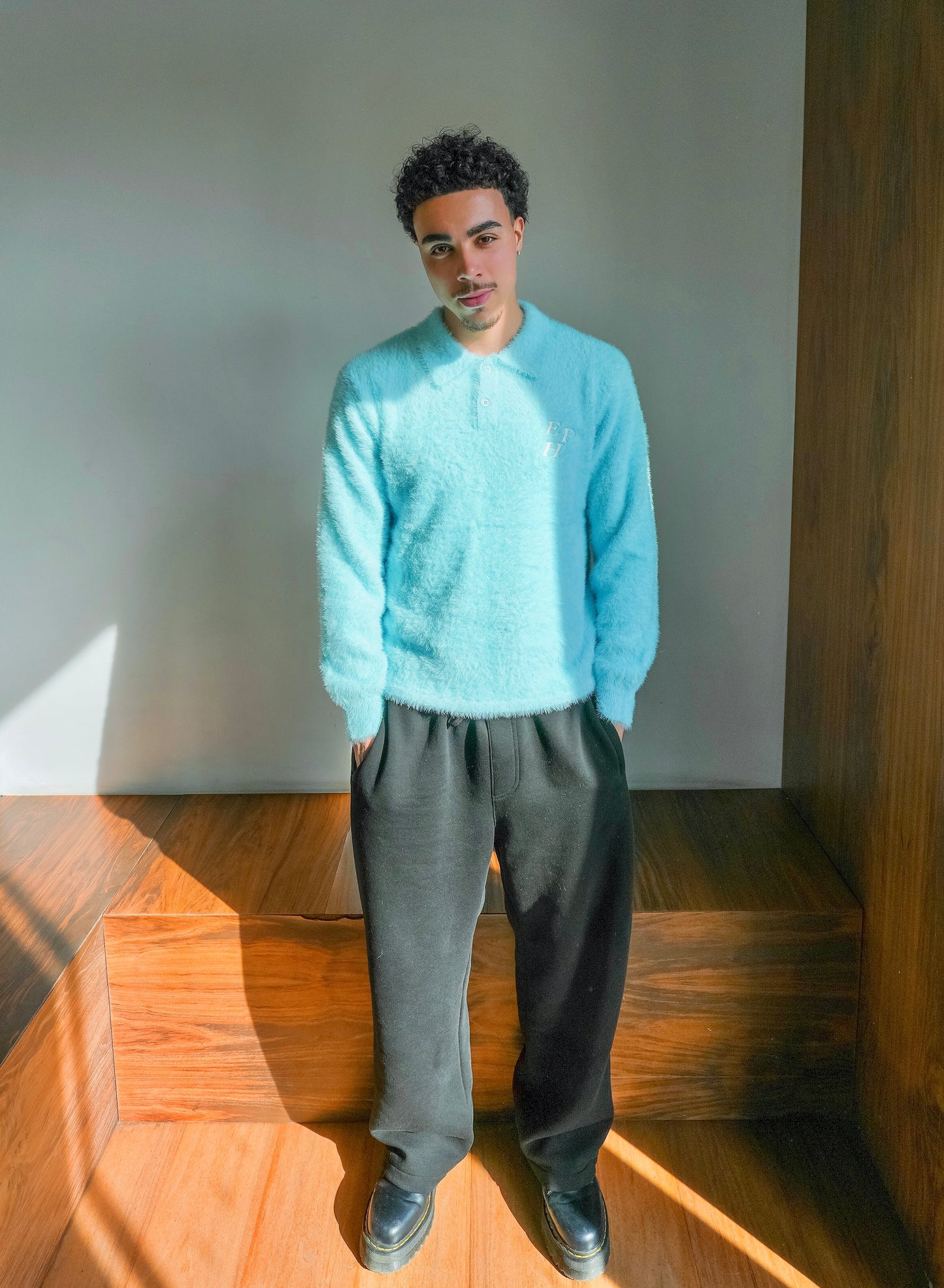 SKY BLUE EPHEMERAL SWEATER