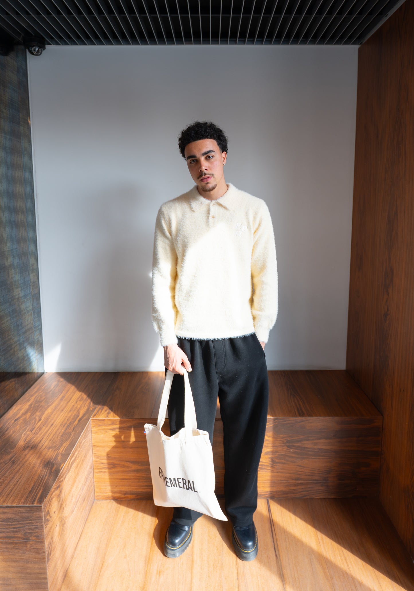 CREAM EPHEMERAL SWEATER