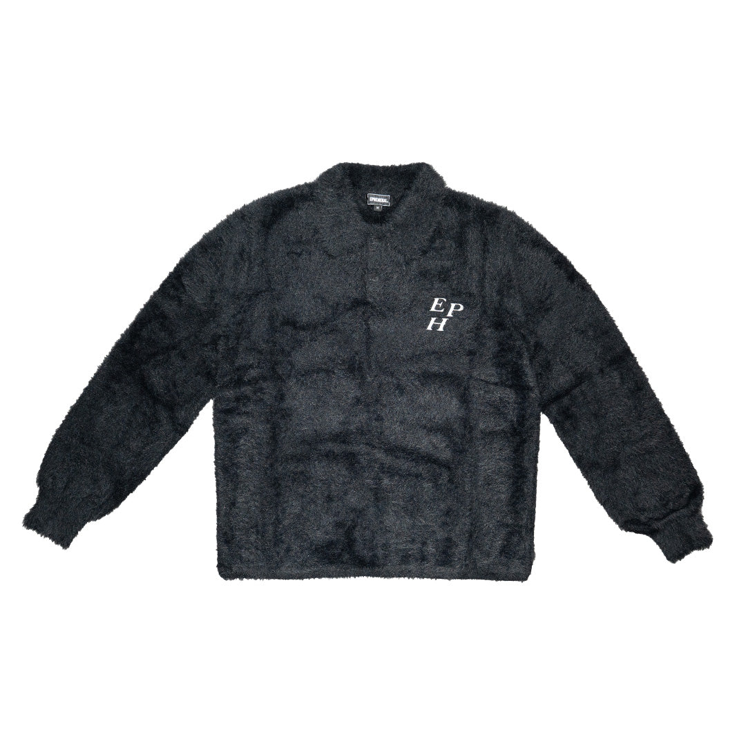 BLACK EPHEMERAL SWEATER